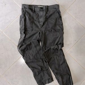 Madewell High rise Gray pants